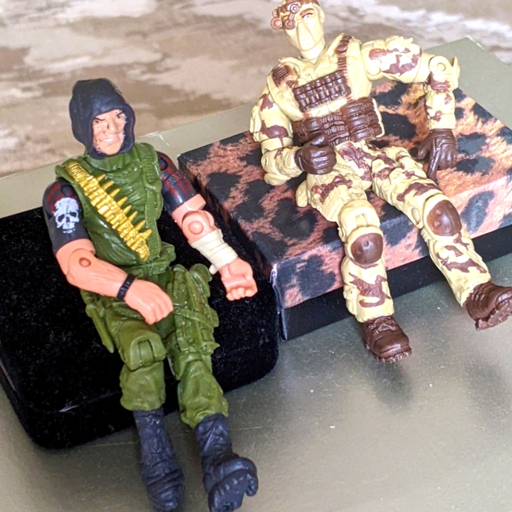TWO TOY SOLDIERS ACTION FIGURES